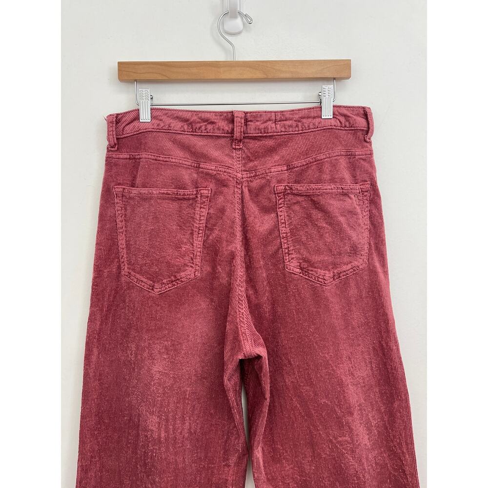 Pilcro Anthropologie Robbie Corduroy Flare High-Rise Stretch Retro Pants Size 32 - Picture 5 of 11